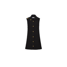454G03AM709X9000 - Long Vest - 9000 Noir