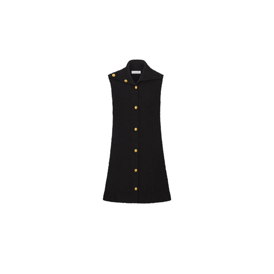 454G03AM709X9000 - Long Vest - 9000 Noir