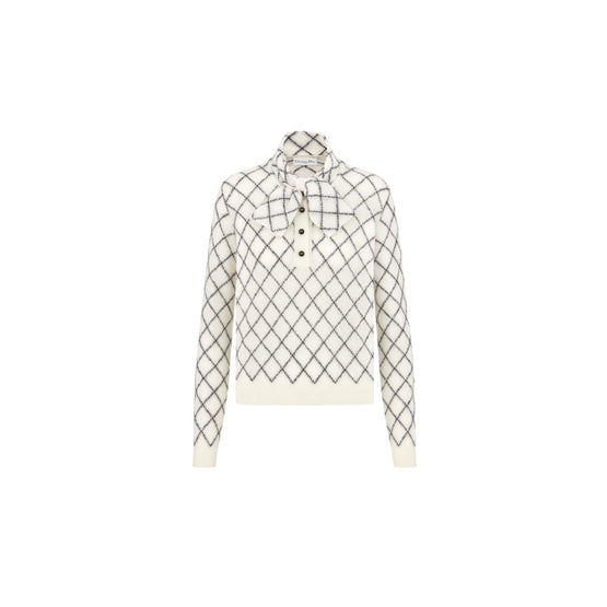 454S17AM461X0930 - Women's Knitwear Pullover - 0930 Fantaisie Blanc