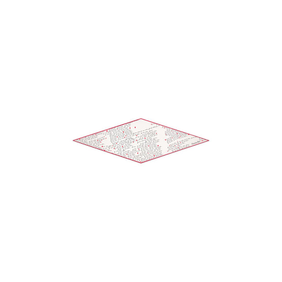 45ADO101I608C089 - Women's Mitzah Scarf - 089 Fantaisie Fond Blanc