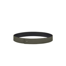 4804ZZTAMH76Q - Reversible Belt Strap - 76Q Burnt Olive + Noir