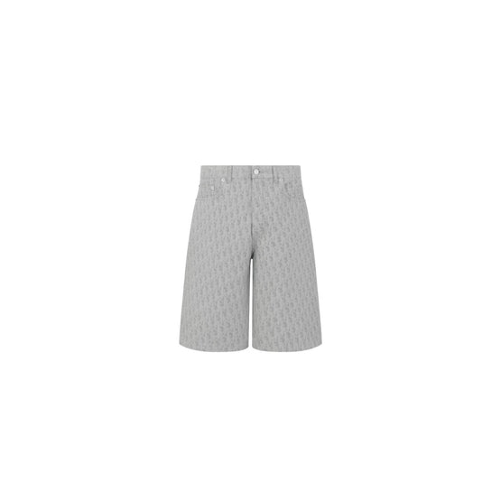 483D009A3001C880 - Dior Oblique Bermuda Shorts - 880 Fantaisie Fond Gris