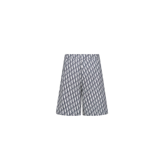 493C121A6006C085 - Dior Oblique Bermuda Shorts - 085 Fantaisie Fond Blanc