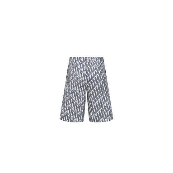 493C121A6006C085 - Dior Oblique Bermuda Shorts - 085 Fantaisie Fond Blanc