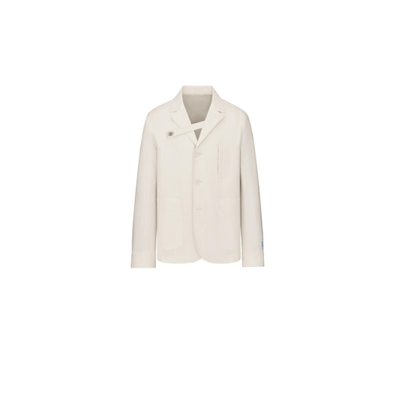 493C213A6209C030 - Men's Woven Jacket - 030 Ecru Ivoire