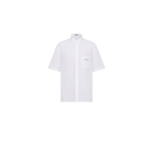 493C521D1581C088 - Short-Sleeved Shirt With Diorling Embroidery - 088 Fantaisie Fond Blanc