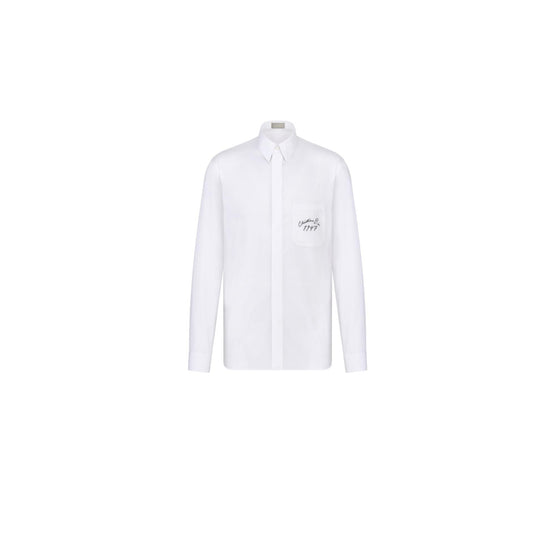 493C530A1581C088 - Men's Woven Shirt - 088 Fantaisie Fond Blanc