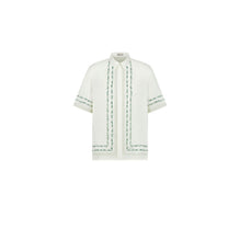 493C545B6024C086 - Christian Dior Couture Lily Of The Valley Short-Sleeved Shirt - 086 Fantaisie Fond Blanc