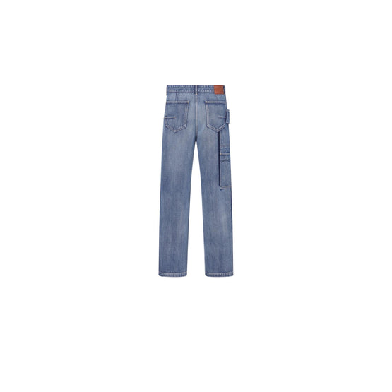 493D183AY552C588 - Men's Jeans Pants - 588 Fantaisie Fond Bleu