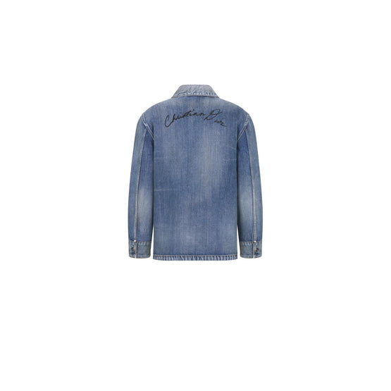 493D493AY552C588 - Men's Jeans Jacket - 588 Fantaisie Fond Bleu
