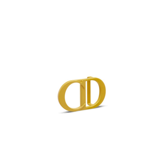 4961PVVARH252 - Cd Icon Belt Buckle - Yellow Mustard