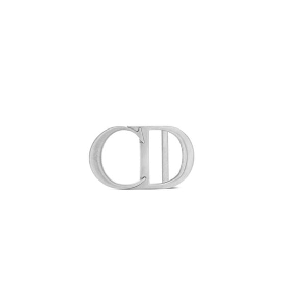 4992PAMETH14K - Cd Icon Belt Buckle - H14K Palladio Vibrato