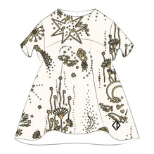 4SBH31DRSVY296 - New Born Girl's Woven Dress + Bloomers - 296 Or