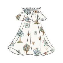 4SBM11DRSMY013 - Kid Girl's Woven Dress - 013 Blanc Lait