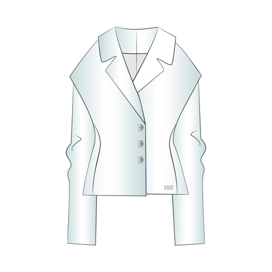 4SBM11JKTFY901 - Kid Girl's Woven Jacket - 901 Argent