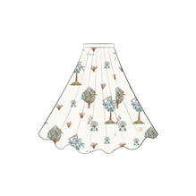 4SBM11SKTMY013 - Kid Girl's Woven Skirt - 013 Blanc Lait