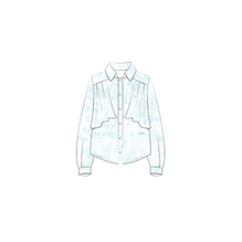 4SBM11SRTCY30H - Kid Girl's Woven Shirt - 30H Imprimé Paris