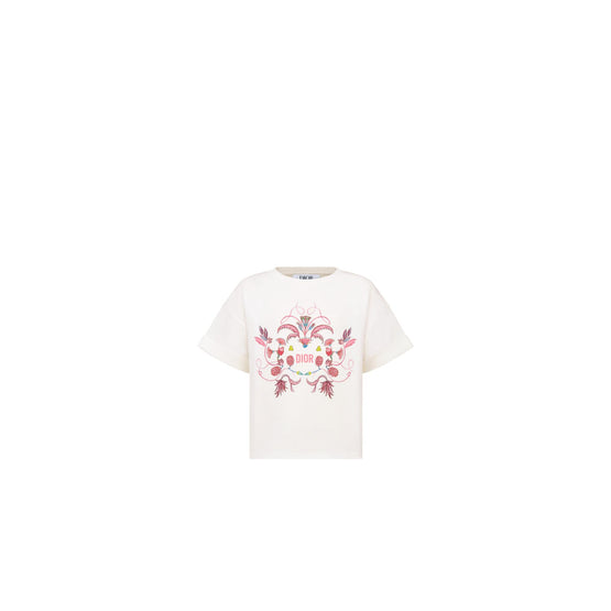 4SBM13TEENY013 - Kid Girl's Jersey T-Shirt - 013 Blanc Lait