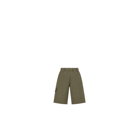 4SBM21SHTLY441 - Kid Boy's Woven Shorts - 441 Kaki