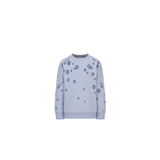 4SBM23SWEHY29C - Kid Boy's Jersey Sweatshirt - 29C Bleu/Gris
