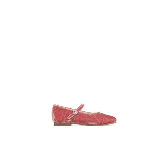 4SBS11SHOGY329 - Kid Girl's Woven Shoes - 329 Vieux Rose