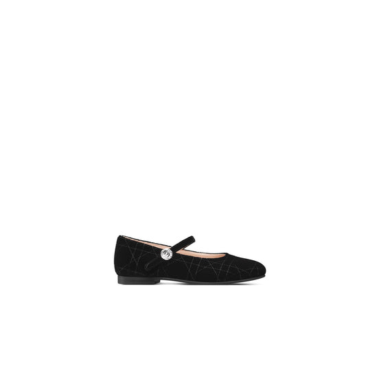 4SBS11SHOGY900 - Kid Girl's Woven Shoes - 900 Noir