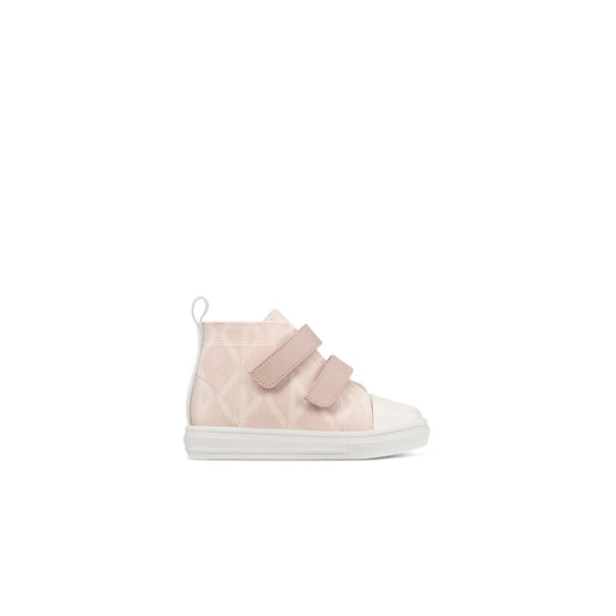 4SBS31SHOKY324 - New Born Girl's Woven Shoes - 324 Rose Poudre