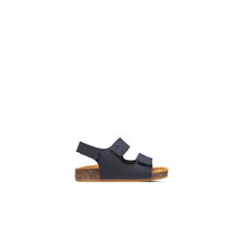 4SBS45SHOEY523 - New Born Boy's Leather Shoes - 523 Bleu