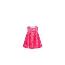 4WBH31DRSIY300 - New Born Girl's Woven Dress + Bloomers - 300 Rose