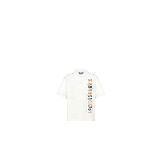 4WBK23POLAY001 - Kid Boy's Jersey Polo - 001 Blanc