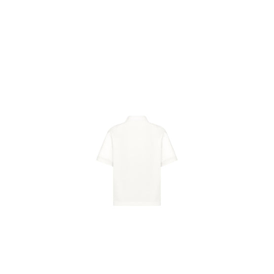 4WBK23POLAY001 - Kid Boy's Jersey Polo - 001 Blanc