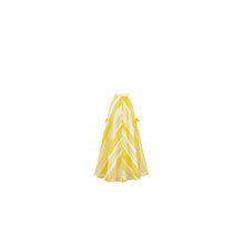 4WBM11DRSNY30K - Kid Girl's Woven Dress - 30K Rayures Jaunes