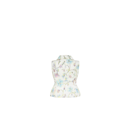 4WBM11JKTBY50H - Kid Girl's Woven Jacket - 50H Bleu/Multico