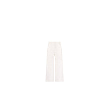4WBM11PANGY013 - Kid Girl's Woven Pants - 013 Blanc Lait