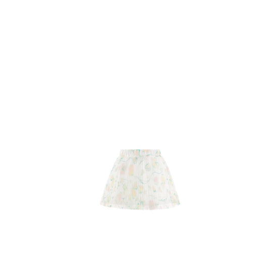 4WBM11SKTCY31H - Kid Girl's Woven Skirt - 31H Rose/Multico