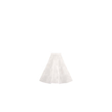 4WBM11SKTGY013 - Kid Girl's Woven Skirt - 013 Blanc Lait