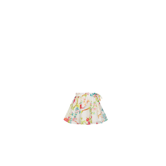 4WBM11SKTMY52J - Kid Girl's Woven Skirt - 52J Toile De Jouy Fleurs/Multi