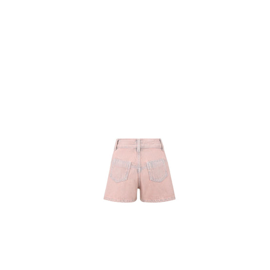 4WBM12SHTEY300 - Kid Girl's Denim Shorts - 300 Rose
