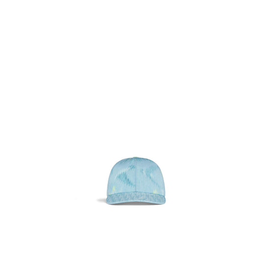 4WBM21HATGY575 - Kid Boy's Woven Cap - 575 Bleu Turquoise