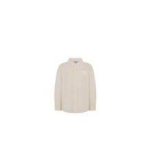 4WBM21SRTCY31B - Kid Boy's Woven Shirt - 31B Blanc/Beige