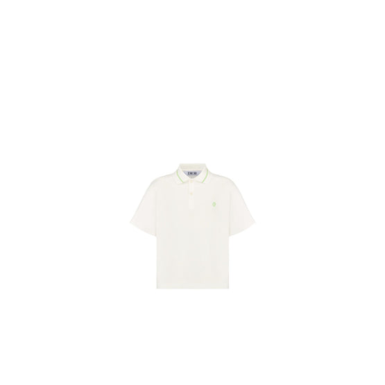 4WBM23POLAY013 - Kid Boy's Jersey Polo - 013 Blanc Lait