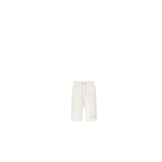 4WBM23SHTEY013 - Kid Boy's Jersey Shorts - 013 Blanc Lait