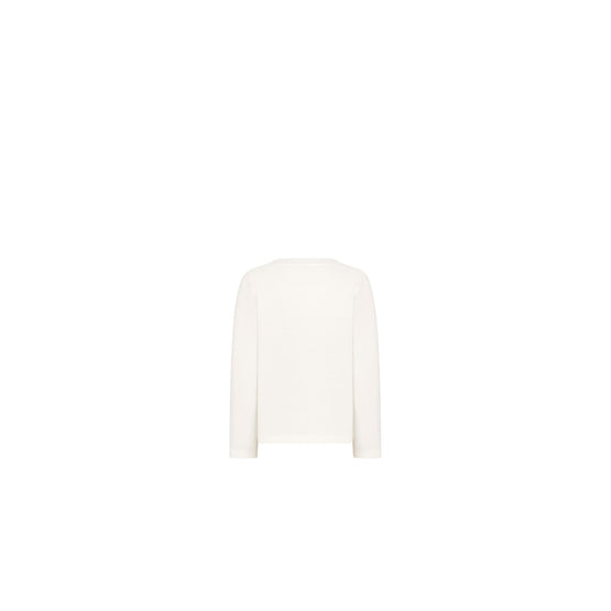 4WBM23TEEAY013 - Kid Boy's Jersey T-Shirt - 013 Blanc Lait