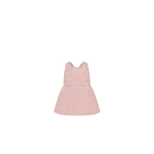 4WBM32DRSBY300 - New Born Girl's Denim Dress - 300 Rose