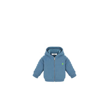 4WBM43CARAY523 - New Born Boy's Jersey Cardigan - 523 Bleu
