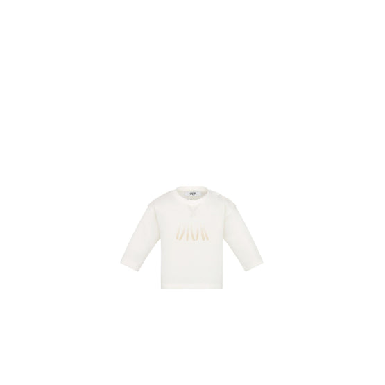 4WBM43TEEAY013 - New Born Boy's Jersey T-Shirt - 013 Blanc Lait