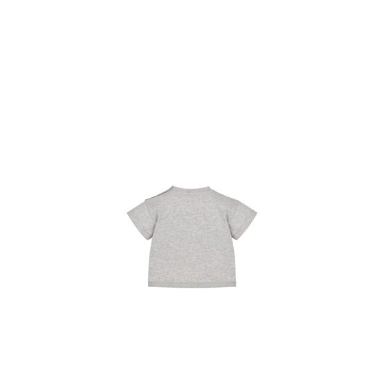 4WBM43TEEPY932 - New Born Boy's Jersey T-Shirt - 932 Gris Chiné