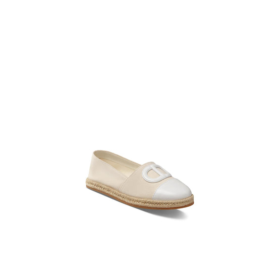 4WBS11SHOBY013 - Kid Girl's Woven Shoes - 013 Blanc Lait