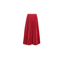 512J04A3010X3374 - Pleated Mid-Length Skirt - 3374 Rouge