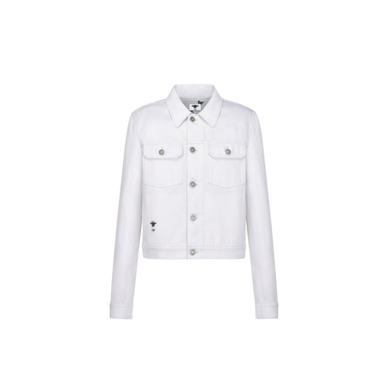512V11A3033X0832 - Women's Denim Jacket - 0832 Fantaisie Blanc